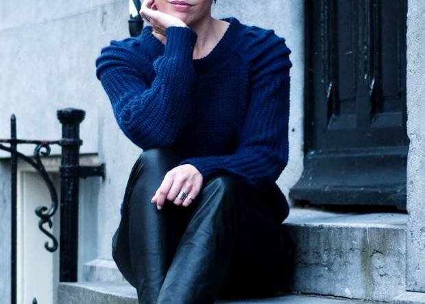 Navy and black matching