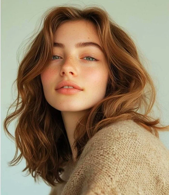 Chic Short Layered Hair Model Short Layered Hair Style