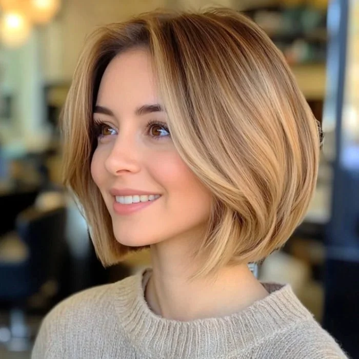 Highlights for short hair