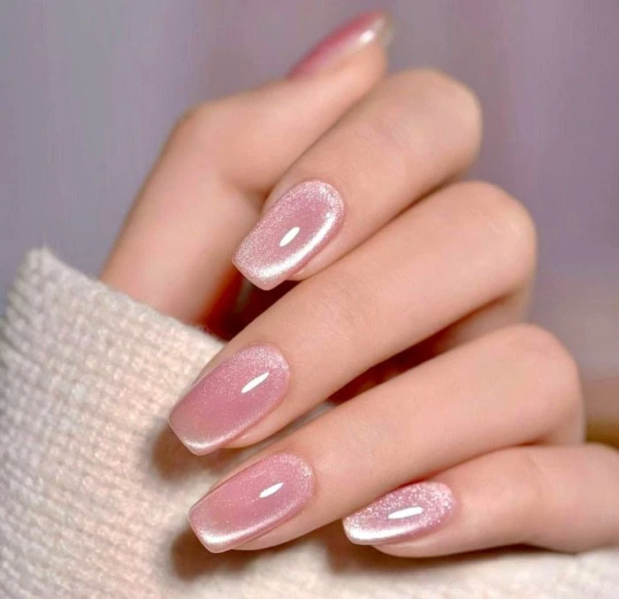 Candy-colored Galaxy Gel Polish