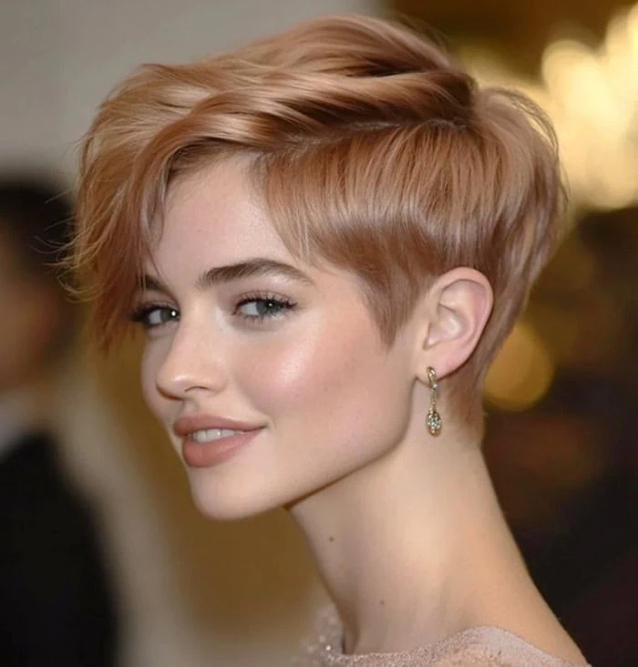 Layered Short Pixie Haircut Short Pixie Hair