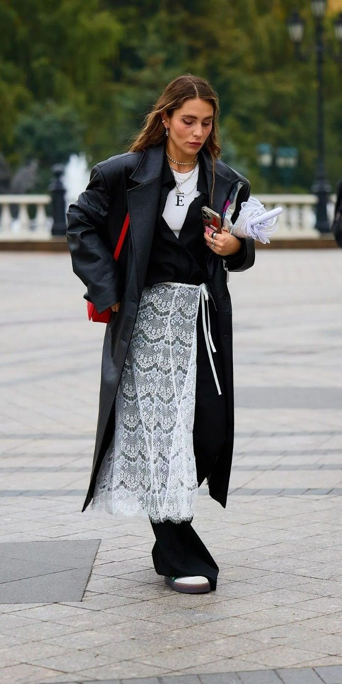 Semi-transparent and lace dresses Style with semi-transparent and lace dresses