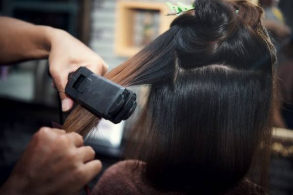 Straightening Keratin Hair