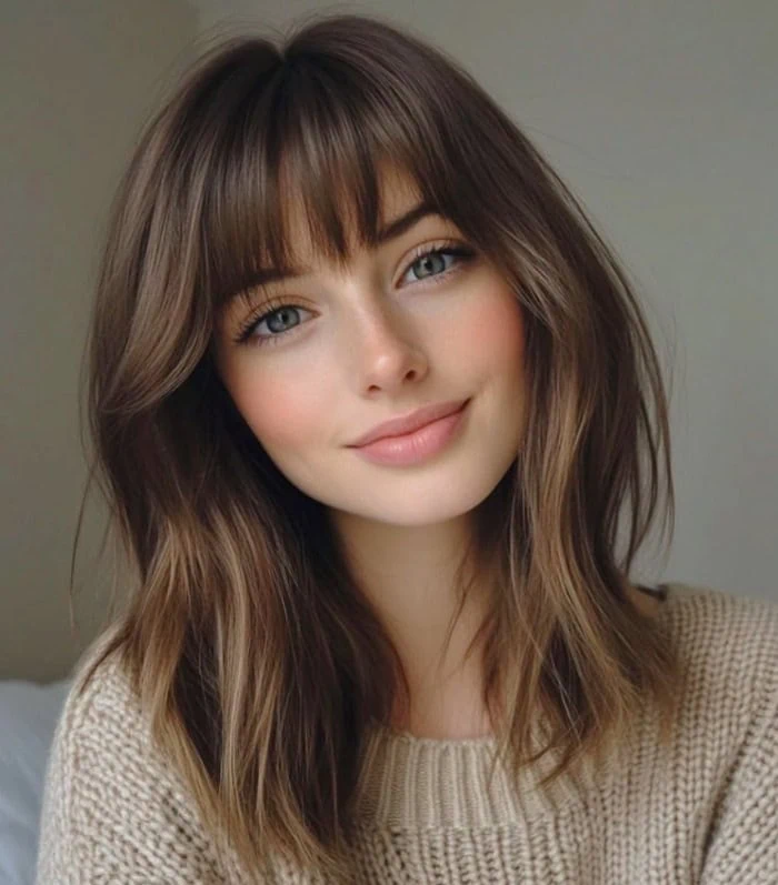 Near-black hair color