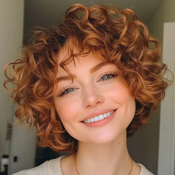 Curly Bob Style Hair