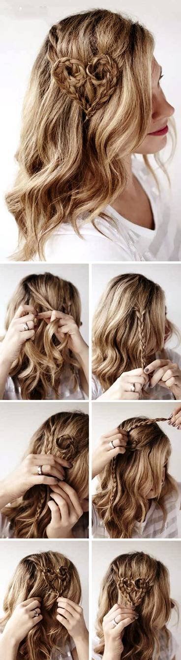 Hearts-Shaped Braid Styles Heart Braid Tutorial