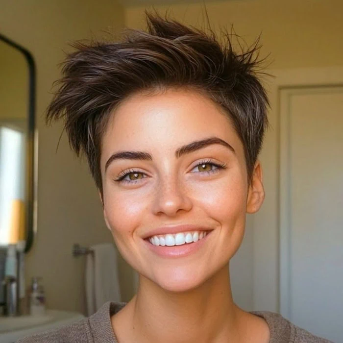 Photos of Messy Pixie Hair Style Messy Pixie Hair Style