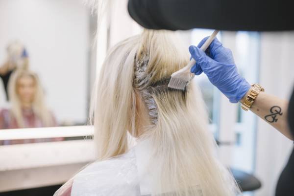 Amount of developer in hair dye