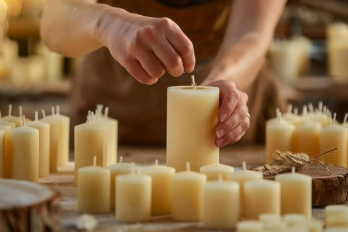 Flower Candle Decoration Instructions Candle Decoration