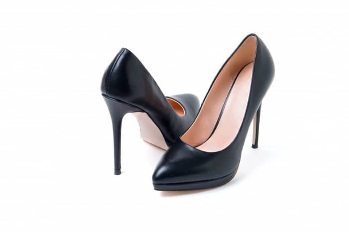 Clean shoes for fashionable women Shoes of a stylish woman