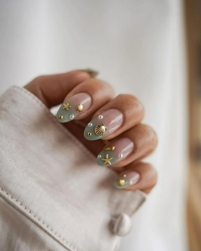 Beach-Themed Nail Designs