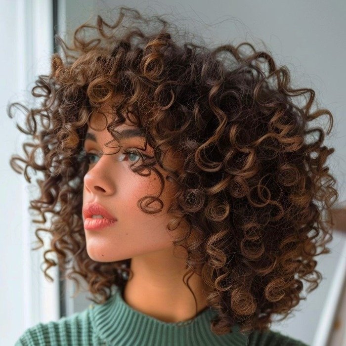 Short girls' curly hairstyle for weddings Curly hairstyles for weddings