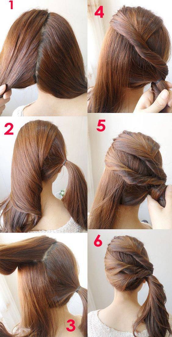 Ponytail styling tutorial Ponytail styling