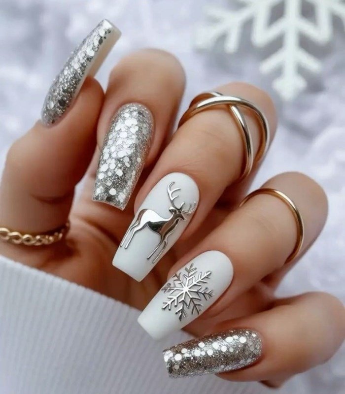 Photos of Christmas Nail Designs Christmas Nail Designs