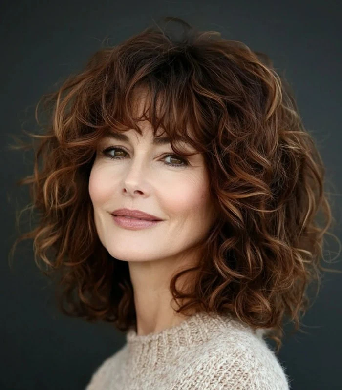 Highlights for Curly Hair