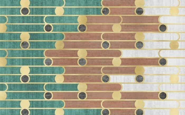 Wallpaper with Geometric Patterns Wallpaper