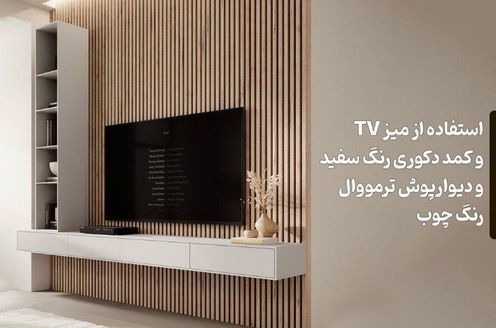 Latest models for TV wall decoration Choosing colors for the wall behind the TV