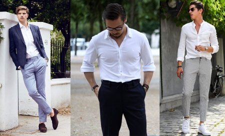 Tips for a stylish look with a men's white shirt Tips for wearing a white shirt