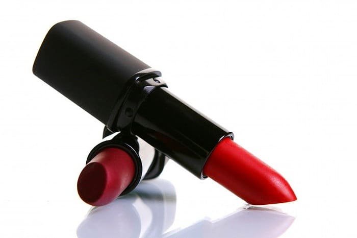 Bold lipstick