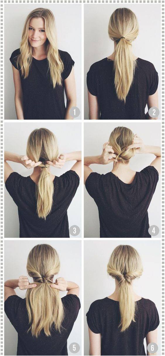 Chic ponytail styles Chic ponytails