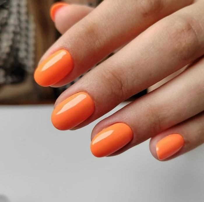 Orange Nail Polish