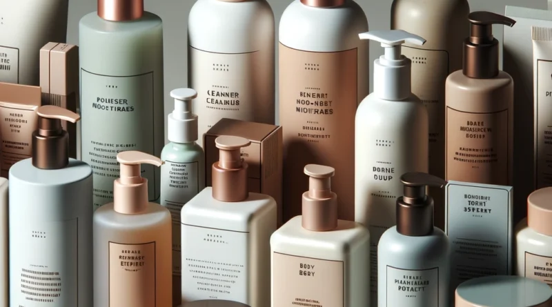 Variety of bodycare products for essential routines including cleansing, moisturizing, and exfoliation.