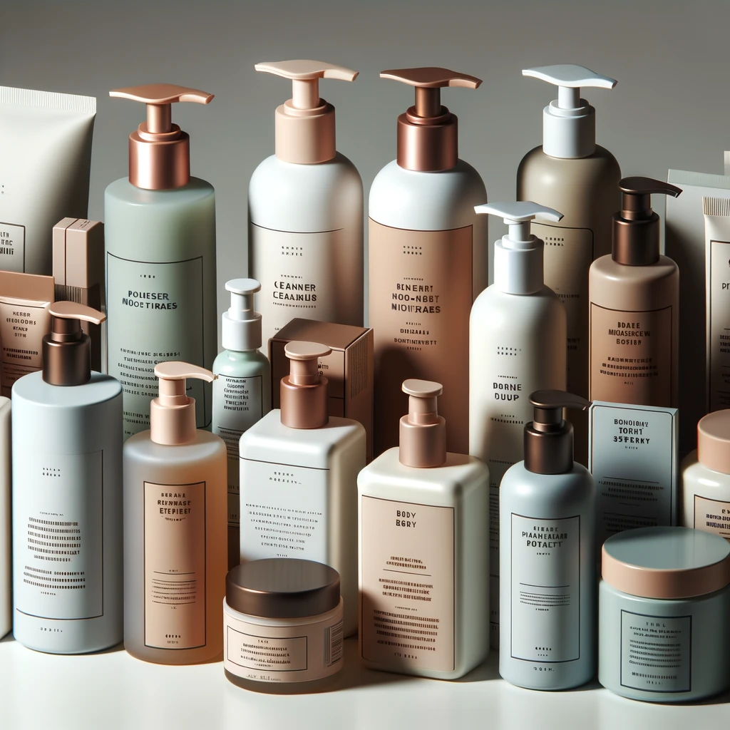Variety of bodycare products for essential routines including cleansing, moisturizing, and exfoliation.