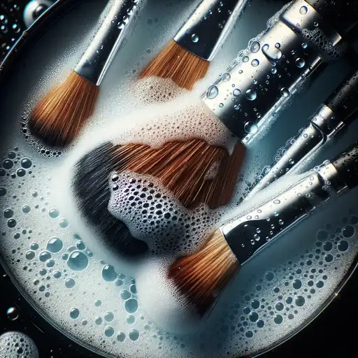 Effective Maintenance of Makeup Brushes with Cleaner
