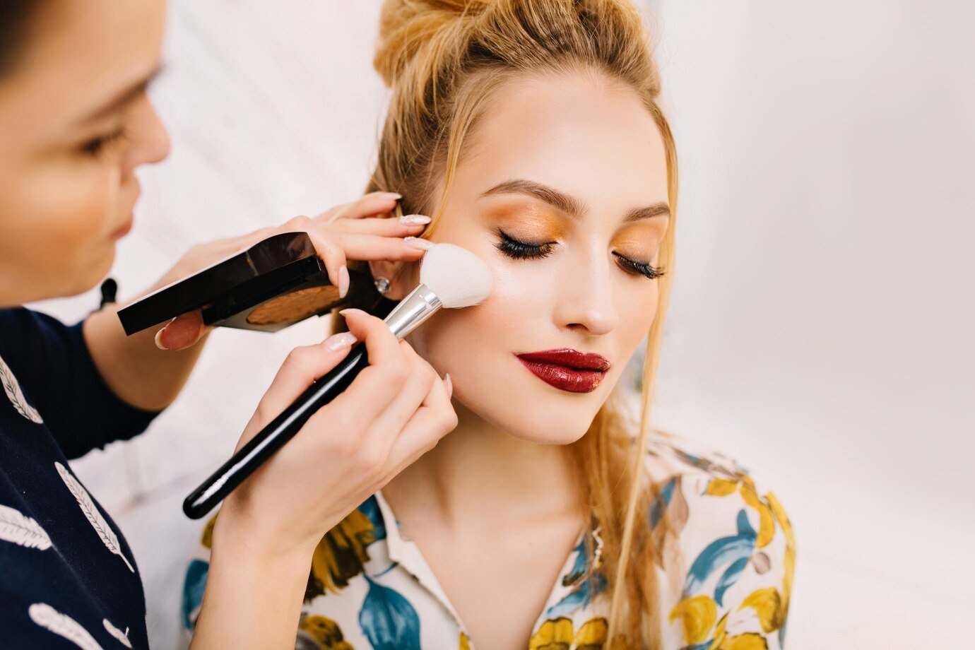 Expert Use of Brushes in Professional Makeup