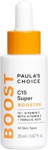 Acne spot control Products Paula’s Choice C15 Super Booster