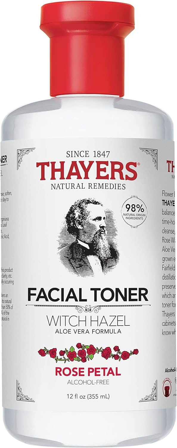 THAYERS Alcohol-Free Witch Hazel Rose Petal Face Toner
