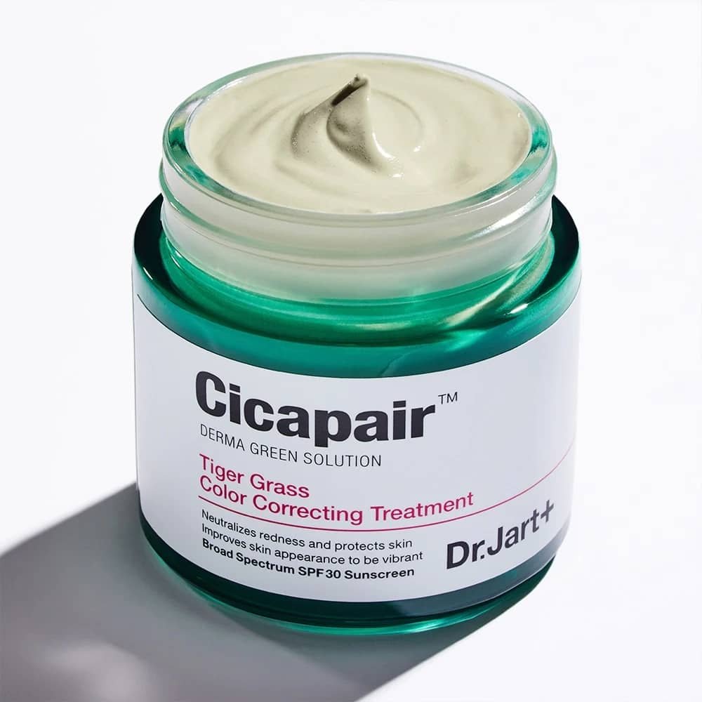 Korean Glass Skin Routine at Home : Dr. Jart+ Cicapair Tiger Grass Color Correcting Treatment SPF 30